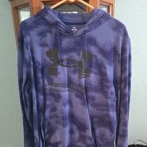 Under Armour Men's Patterned Purple Hoodie